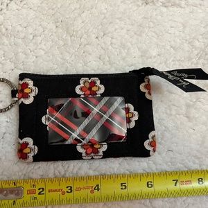 Vera Bradley Coin Purse Key Chain, Pirouette retired pattern